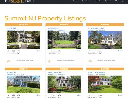 Summit NJ Real Estate Listings